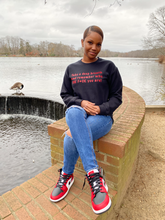 Load image into Gallery viewer, "Who Are You" Unisex Crewneck