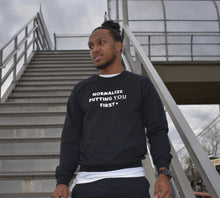 Load image into Gallery viewer, "Normalize Putting You First" Unisex Crewneck
