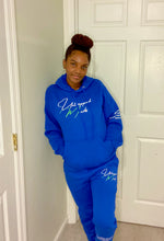 Load image into Gallery viewer, UNISEX ROYAL BLUE SWEATSUIT (PREORDER)