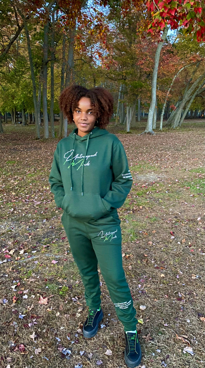 Hunter green sweatsuit on sale