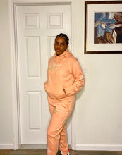 Peach sweatsuit deals